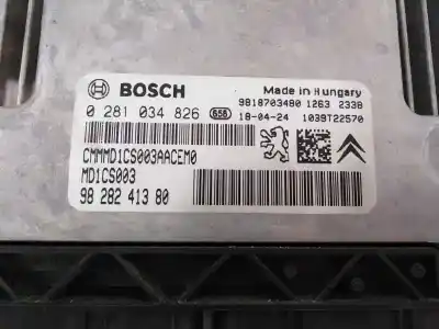 Pièce détachée automobile d'occasion calculateur moteur ecu pour peugeot 3008 gt line références oem iam 9828241380 e3-b2-40-3 0281034826