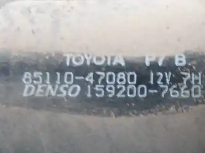 Recambio de automóvil de segunda mano de motor limpia delantero para toyota prius (nhw20) basis referencias oem iam 8511047080  