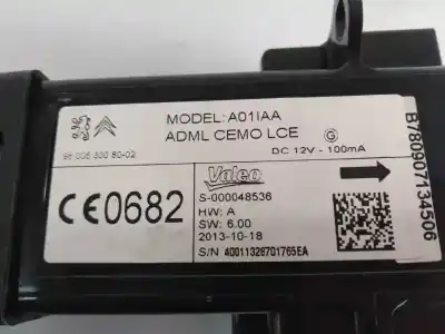 Автозапчастина б/у протикрадійний пристрій для citroen c4 picasso seduction посилання на oem iam 980063008002 e3-b2-25-2 