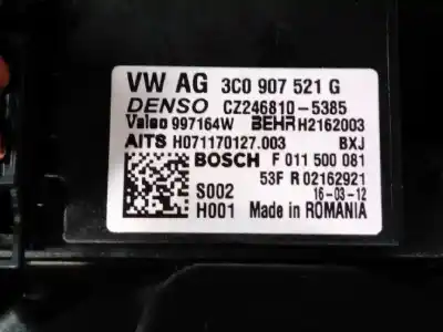 Автозапчасти б/у нагревательный вентилятор за audi q3 (8ug) attraction ссылки oem iam 3c0907521g e2-a1-24-1 