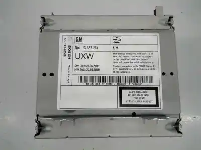 Second-hand car spare part gps navigation system for opel astra j lim. sport oem iam references 13346052 e3-a5-32-1 13346098