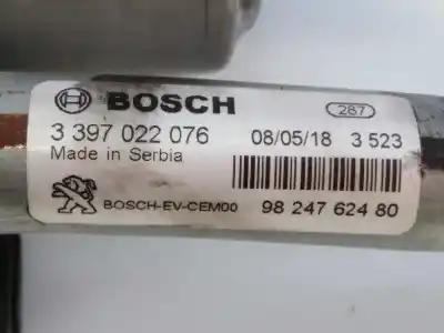 Pièce détachée automobile d'occasion moteur d'essuie-glace avant pour peugeot 3008 gt line références oem iam 3397022076 e1-a4-20-2 9824762480