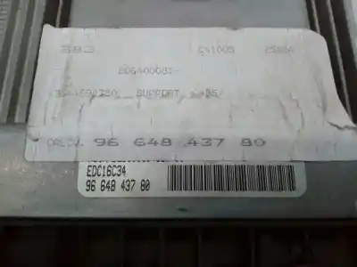 Second-hand car spare part ecu engine control for citroen c4 coupe vtr oem iam references 9664843780 e3-b2-49-2 