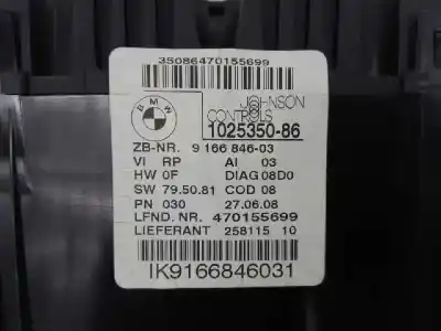 Peça sobressalente para automóvel em segunda mão quadrante por bmw serie 3 touring (e91) 325d referências oem iam 102535086 e3-a2-23-3 916684603