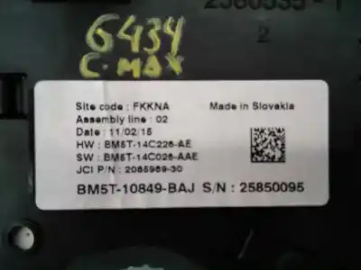 Автозапчасти б/у приборная доска за ford grand c-max trend ссылки oem iam bm5t10849baj e3-b3-29-4 2380535