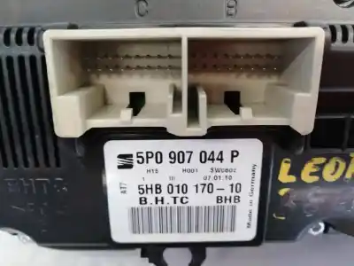 Peça sobressalente para automóvel em segunda mão comando de sofagem (chauffage / ar condicionado)  por seat leon (1p1) leon (1p1) (2005 - 2012) referências oem iam 5p0907044p e2-a1-21-2 5hb01017010