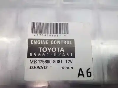 Second-hand car spare part ecu engine control for toyota corolla (e12) 2.0 d-4d sol berlina oem iam references 8966102a61 e3-b2-7-4 1758008081