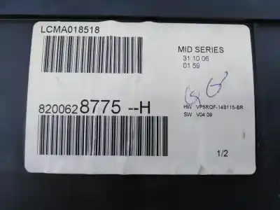 Peça sobressalente para automóvel em segunda mão quadrante por renault clio iii confort expression referências oem iam 8200628775h e2-a1-3-4 lcma018518