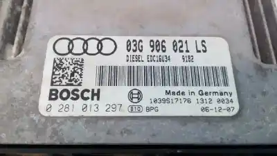 Автозапчастина б/у ебу контролер двигуна для audi a3 (8p) 1.9 tdi посилання на oem iam 03g906021ls e2-a1-22-7 0281013297