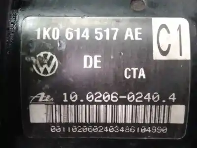 Pezzo di ricambio per auto di seconda mano abs per audi a3 (8p) 1.9 tdi riferimenti oem iam 1k0614517ae p3-a8-14-4 1k0907379ac