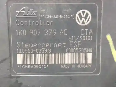Pezzo di ricambio per auto di seconda mano abs per audi a3 (8p) 1.9 tdi riferimenti oem iam 1k0614517ae p3-a8-14-4 1k0907379ac