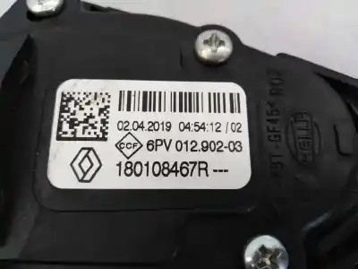 Second-hand car spare part accelerator pedal for dacia duster ii prestige oem iam references 180108467r e2-a1-42-2 6pv01290203