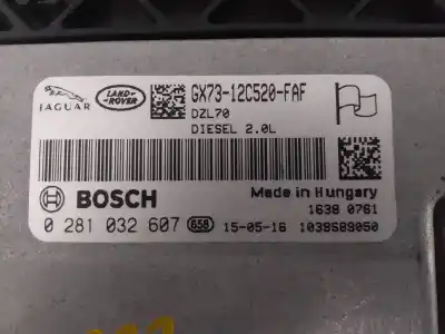 Second-hand car spare part ecu engine control for jaguar xe pure oem iam references gx7312c520faf e3-b3-54-2 0281032607