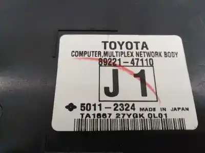 Pièce détachée automobile d'occasion module électronique pour toyota prius (nhw30) plug-in hybrid advance références oem iam 8922147110 e3-b2-3-5 8273047451