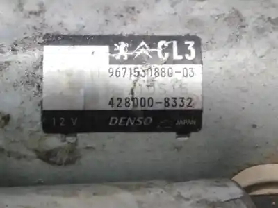 Peça sobressalente para automóvel em segunda mão motor de arranque por citroen c3 feel referências oem iam 9671530880 p3-b7-9-3 4280008332