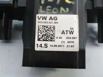 Second-hand car spare part indicator switch for seat leon (1p1) reference oem iam references 5k0953521 e2-a1-3-8 
