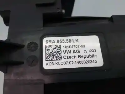 Second-hand car spare part indicator switch for skoda rapid ambition oem iam references 6ra953501k e2-a1-17-2 1400020340