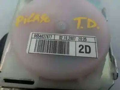 Pezzo di ricambio per auto di seconda mano cintura di sicurezza posteriore destra per citroen c4 picasso exclusive riferimenti oem iam 9654437877 e1-a4-15-1 