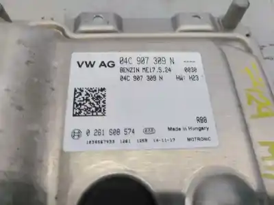 Second-hand car spare part ecu engine control for seat mii (kf1) reference oem iam references 04c907309n e2-a1-17-7 0261s08574