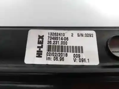 Автозапчастина б/у регулятор переднього правого скла для bmw serie x1 (f48) sdrive18d посилання на oem iam 13262410 e1-a3-6-2 734951406