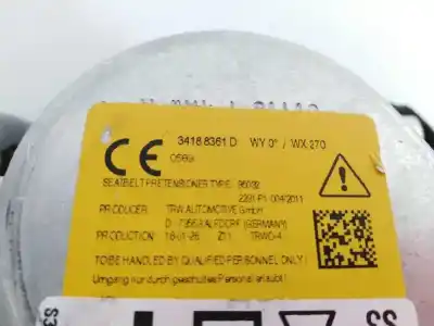 Автозапчасти б/у задний левый ремень безопасности за bmw serie x1 (f48) sdrive18d ссылки oem iam 34188361d e1-a3-23-1 