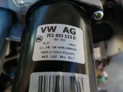 Second-hand car spare part Front Windshield Wiper Motor for VOLKSWAGEN T6 TRANSPORTER Furgón OEM IAM references 7E1955113D  443122351017