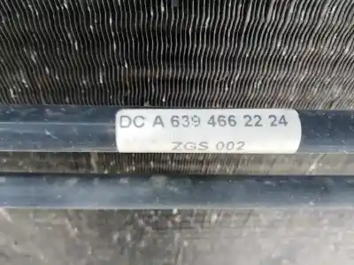 Second-hand car spare part water radiator for mercedes vito (w639) basic, combi 115 cdi compacto (639.601) oem iam references a6395010401 p2-b6-22 a6394662224