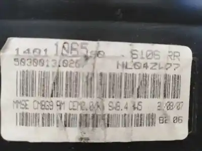 Second-hand car spare part dashboard for citroen jumpy hdi 120 27 l1h1 furg. oem iam references 1401106580 e3-b2-50-4 50300131026