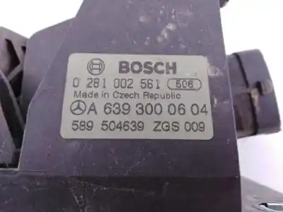 Pezzo di ricambio per auto di seconda mano pedale dell acceleratore per mercedes vito (w639) basic, combi 115 cdi compacto (639.601) riferimenti oem iam a6393000604  0281002561