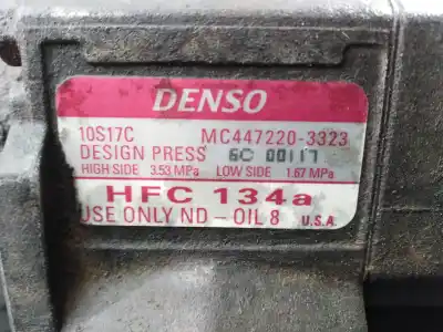 Second-hand car spare part air conditioning compressor for bmw x5 (e53) 3.0d oem iam references 4472203323 p3-a2-13-2 10s17c