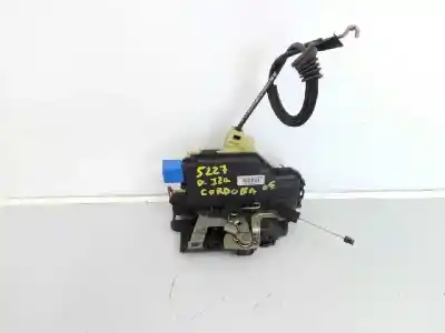 Second-hand car spare part Left Front Door Lock for SEAT CORDOBA BERLINA (6L2) Fresh OEM IAM references 15AMC3B1837015AM E1-B6-16-1 991990101