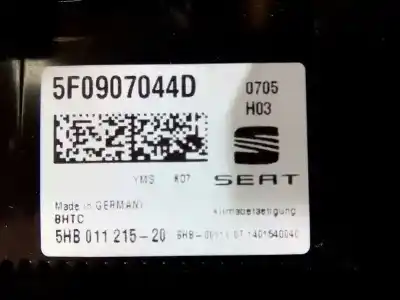 Second-hand car spare part climate control for seat leon st (5f8) reference oem iam references 5f0907044f e2-a1-21-2 
