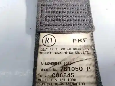 Автозапчасти б/у правый передний ремень безопасности за toyota prius (nhw30) plug-in hybrid advance ссылки oem iam 7s1050 e2-b4-14-1 