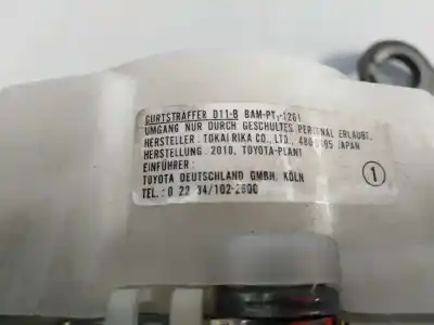 Автозапчасти б/у правый передний ремень безопасности за toyota prius (nhw30) plug-in hybrid advance ссылки oem iam 7s1050 e2-b4-14-1 