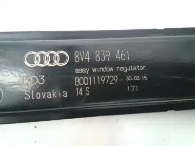 Recambio de automóvil de segunda mano de elevalunas trasero izquierdo para audi a3 sportback (8va) attraction quattro referencias oem iam 8v4839461  