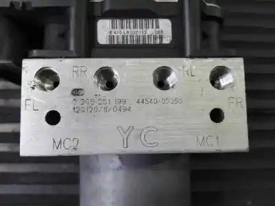 Peça sobressalente para automóvel em segunda mão abs por toyota auris live referências oem iam 4454002350 p3-a8-25-4 0265251199