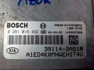 Second-hand car spare part ecu engine control for kia cee´d emotion oem iam references 391142a510 e3-a3-25-1 0281016492