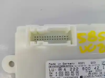 Pezzo di ricambio per auto di seconda mano modulo elettronico per mercedes clase c (w205) lim. c 220 cdi bluetec (205.004) riferimenti oem iam a2229004213 e3-a1-5-3 