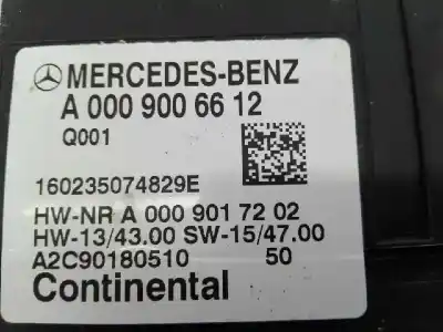 Pezzo di ricambio per auto di seconda mano modulo elettronico per mercedes clase c (w205) lim. c 220 cdi bluetec (205.004) riferimenti oem iam a0009006612 e3-a1-5-3 a2c90180510