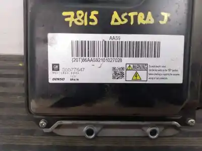 Second-hand car spare part ecu engine control for opel astra j lim. cosmo oem iam references 55577647 e3-a5-22-2 10040901081
