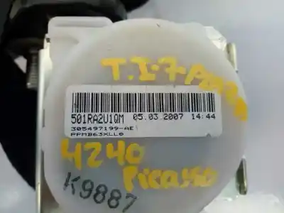 Pezzo di ricambio per auto di seconda mano cintura di sicurezza posteriore sinistra per citroen c4 picasso sx riferimenti oem iam 501ra2u1qm e1-a4-15-2 501ra2u1qm