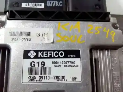 Second-hand car spare part ecu engine control for kia soul drive oem iam references 391102bcd0 e3-a3-25-1 
