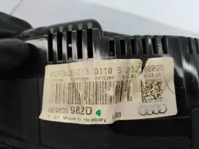 Peça sobressalente para automóvel em segunda mão quadrante por audi a4 berlina (8e) 1.9 tdi referências oem iam 8e0920982d e1-a1-9-3 0263626213