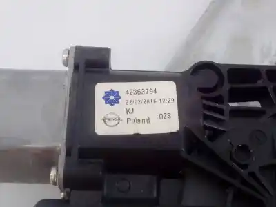 Peça sobressalente para automóvel em segunda mão elevador de vidros traseiro esquerdo por opel mokka / mokka x (j13) 1.7 cdti (_76) referências oem iam 42363794 e2-b6-15-1 