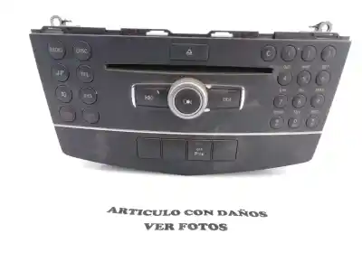 İkinci el araba yedek parçası SES SISTEMI / RADYO CD için MERCEDES-BENZ CLASE C (W204) BERLINA  OEM IAM referansları A2049060401 E3-A1-14-2 A2048706189