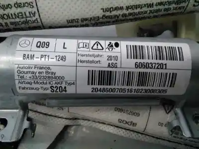 Автозапчасти б/у подушка безопасности передняя левая шторка безопасности за mercedes-benz clase c (w204) familiar c 350 t cdi 4-matic blueefficiency (204.292) ссылки oem iam 606037201 e1-a2-39-1 2048600705161