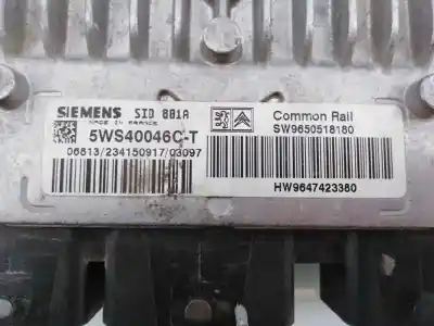 Second-hand car spare part ecu engine control for citroen xsara berlina 2.0 hdi attraction (66kw) oem iam references 9650518180 e3-b2-30-3 9647423380