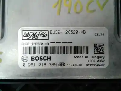 Second-hand car spare part ecu engine control for land rover evoque dynamic oem iam references bj3212c520vb e3-b3-9-3 0281018389