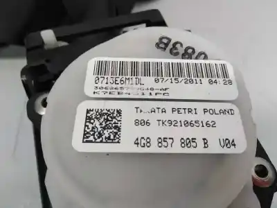 Автозапчастина б/у задній лівий ремін безпеки для audi a6 lim. (4g2) 2.0 tdi посилання на oem iam 4g8857805b e1-b6-55-1 