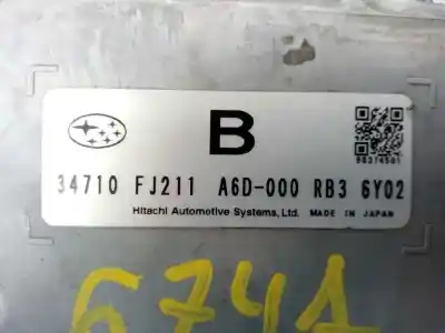 Second-hand car spare part ecu engine control for subaru xv sport oem iam references 34710fj211 e3-b6-26-6 a6d000rb36y02